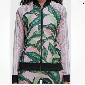 Adidas Farm Rio Palm Leaf Print Track Jacket
